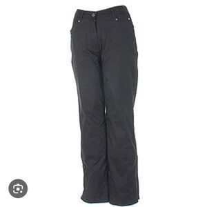 Obermeyer Telluride black 5 pocket jean ski pants